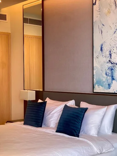 Apartamento Deluxe de un dormitorio con vistas al océano — Marina Suite Residence Halong